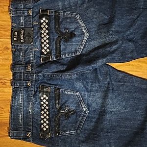 Rock revival mens jeans 38x32